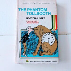 VTG The Phantom Tollbooth Norton Juster 1961/64/72 White Cover Paperback Rare